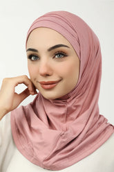 Cotton Lycra Pleated Two Pieces Syrian Cap