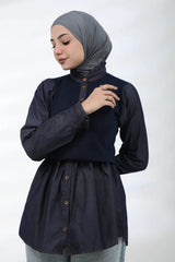 Hijab Accessories Cotton and Jeans Top