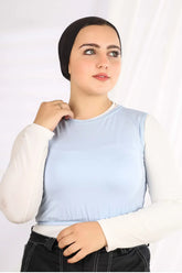Sleeveless Round Neckcover