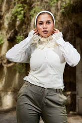 Lace Chemise Cotton Top (Sale)