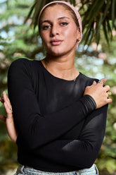 Basic Long Sleeves Round Neck Top