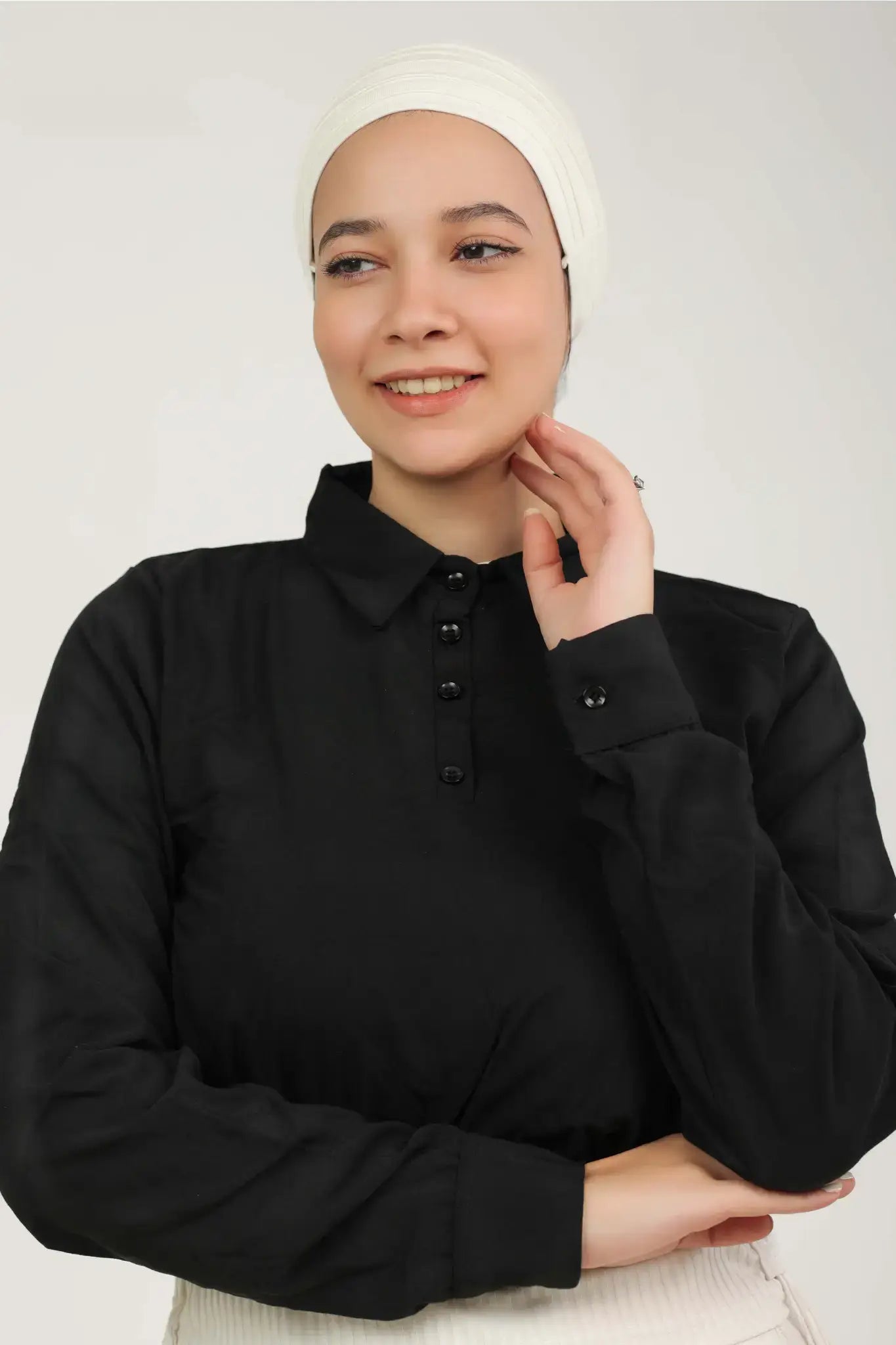 ياقة شميز بكم