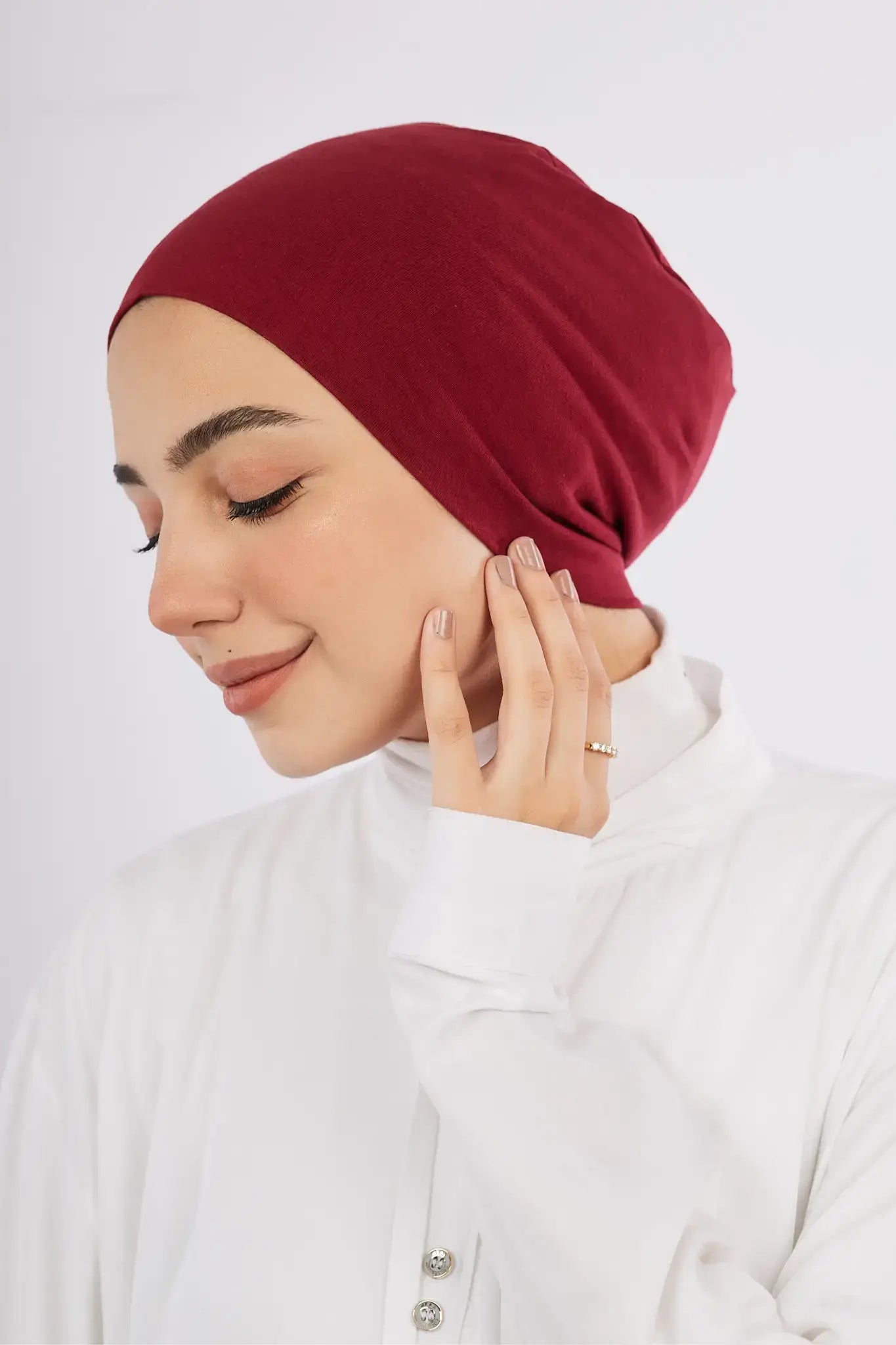 بونيه قطن بدون خياطة