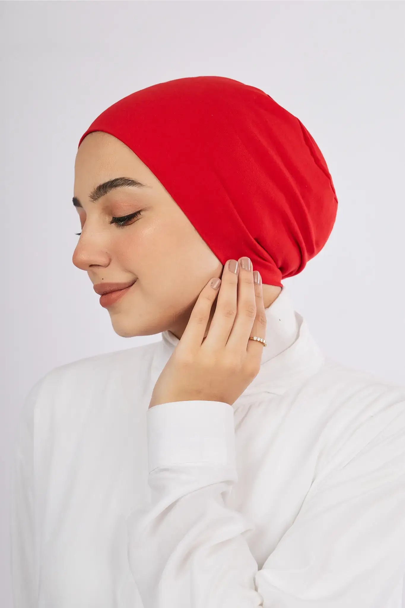بونيه قطن بدون خياطة