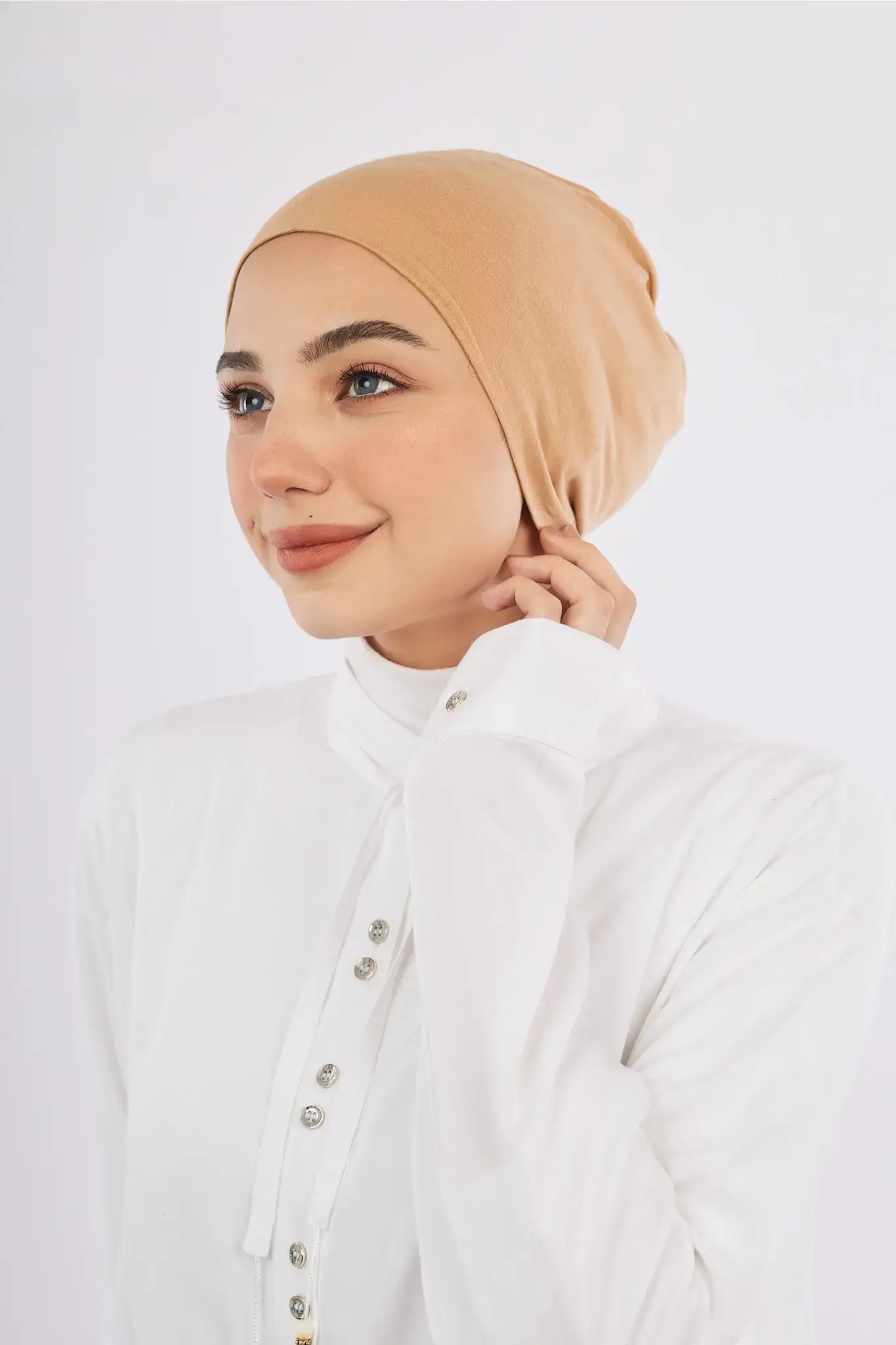 بونيه قطن بدون خياطة