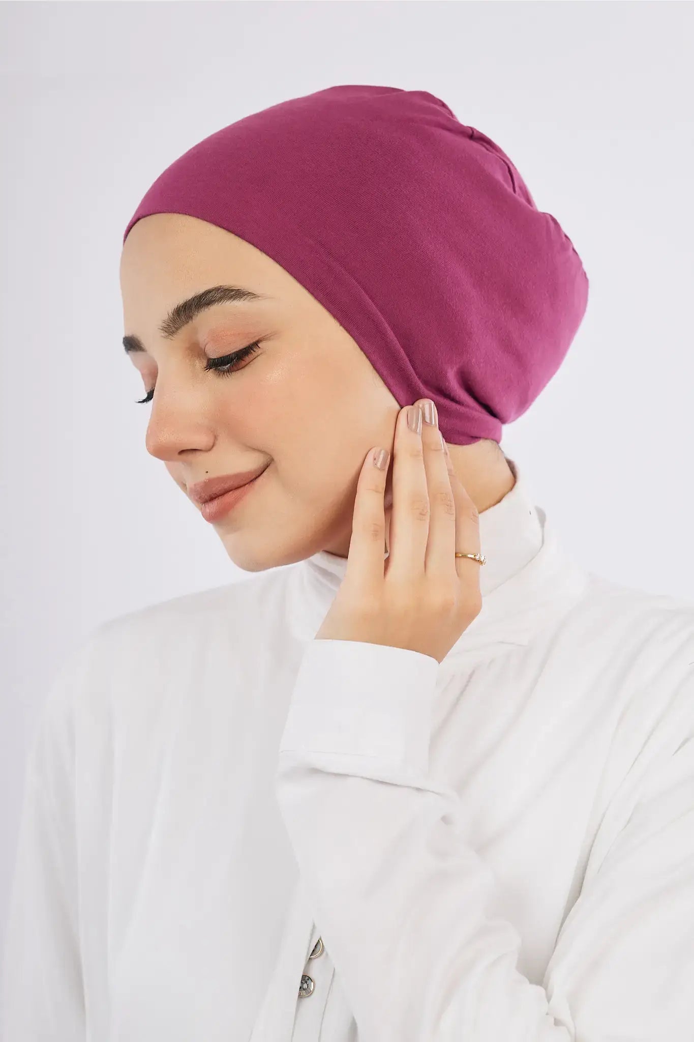 بونيه قطن بدون خياطة