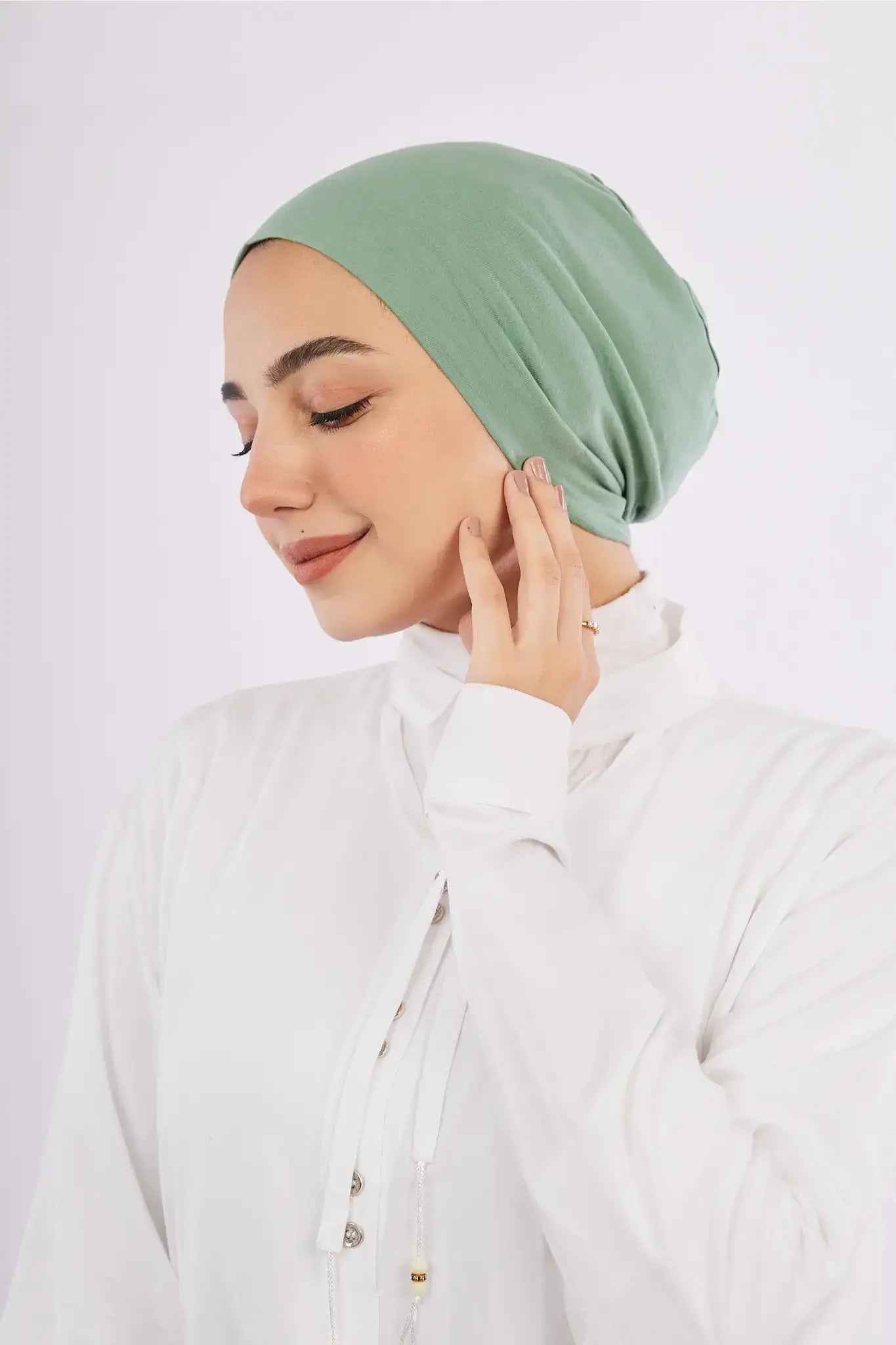 بونيه قطن بدون خياطة