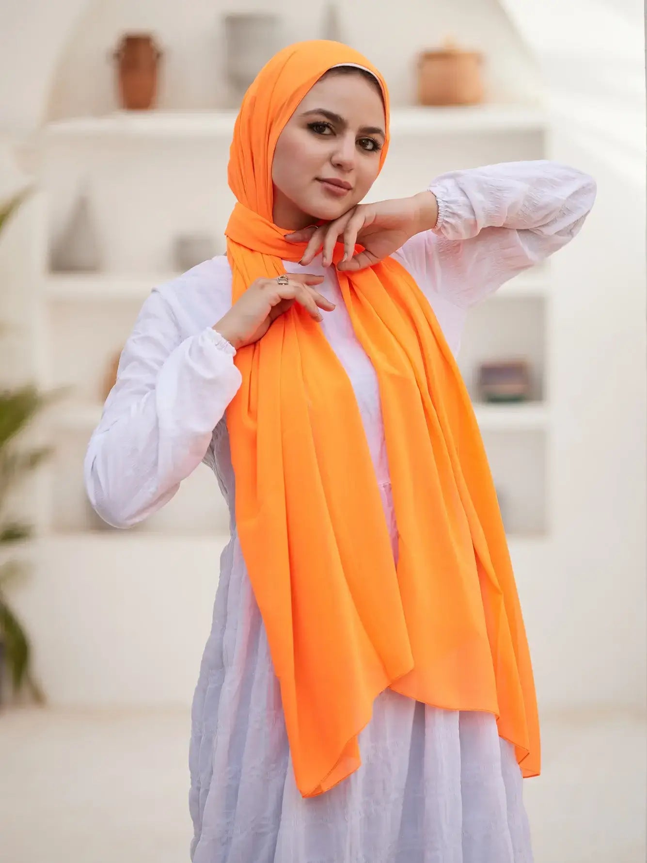 كريب شيفون مستطيل 80×200