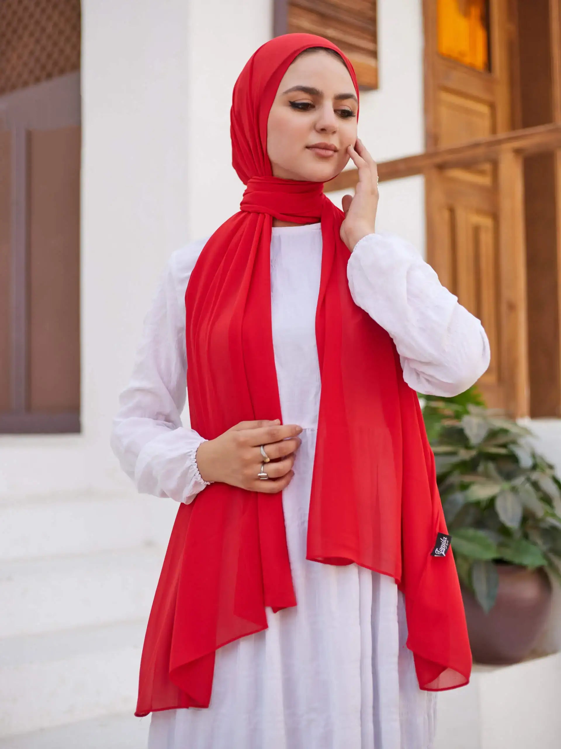 كريب شيفون مستطيل 80×200
