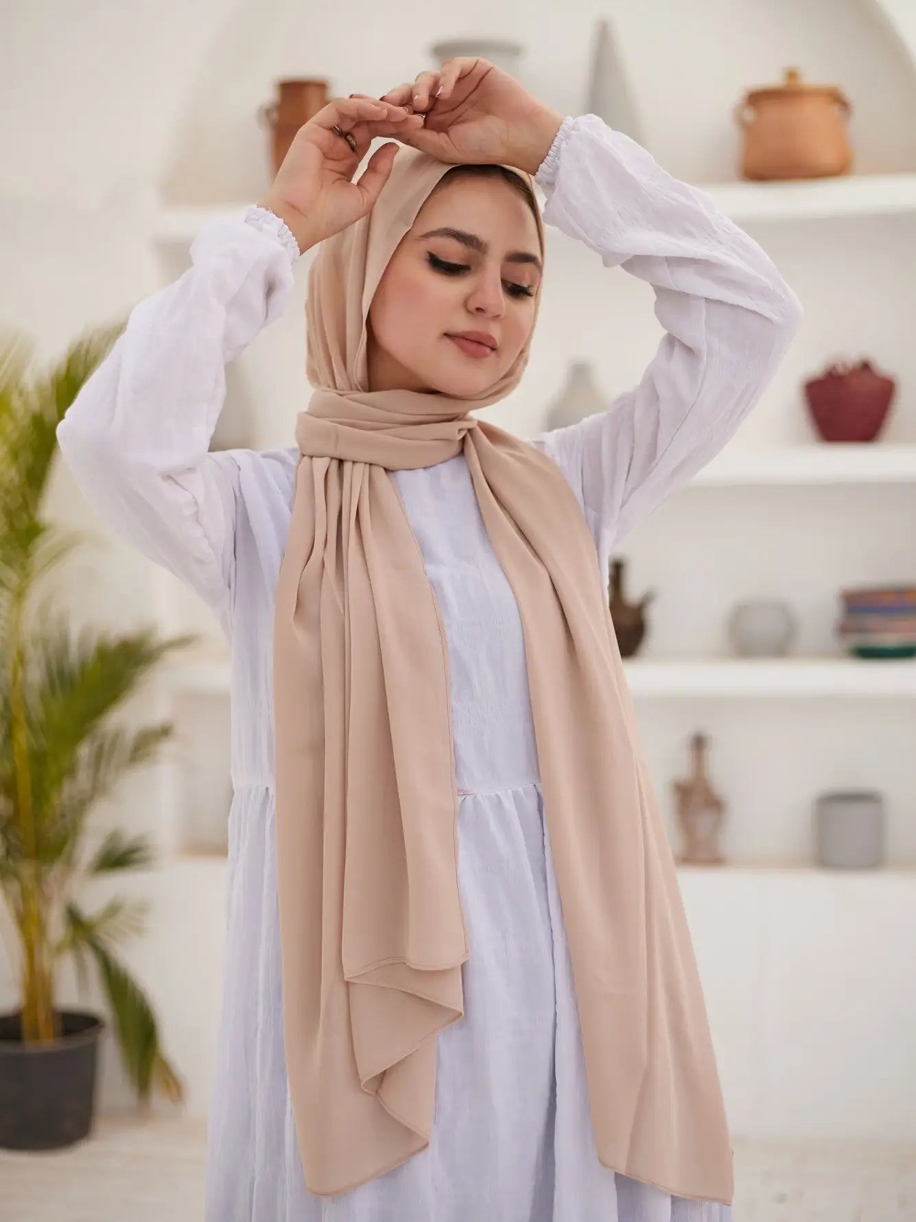 كريب شيفون مستطيل 80×200