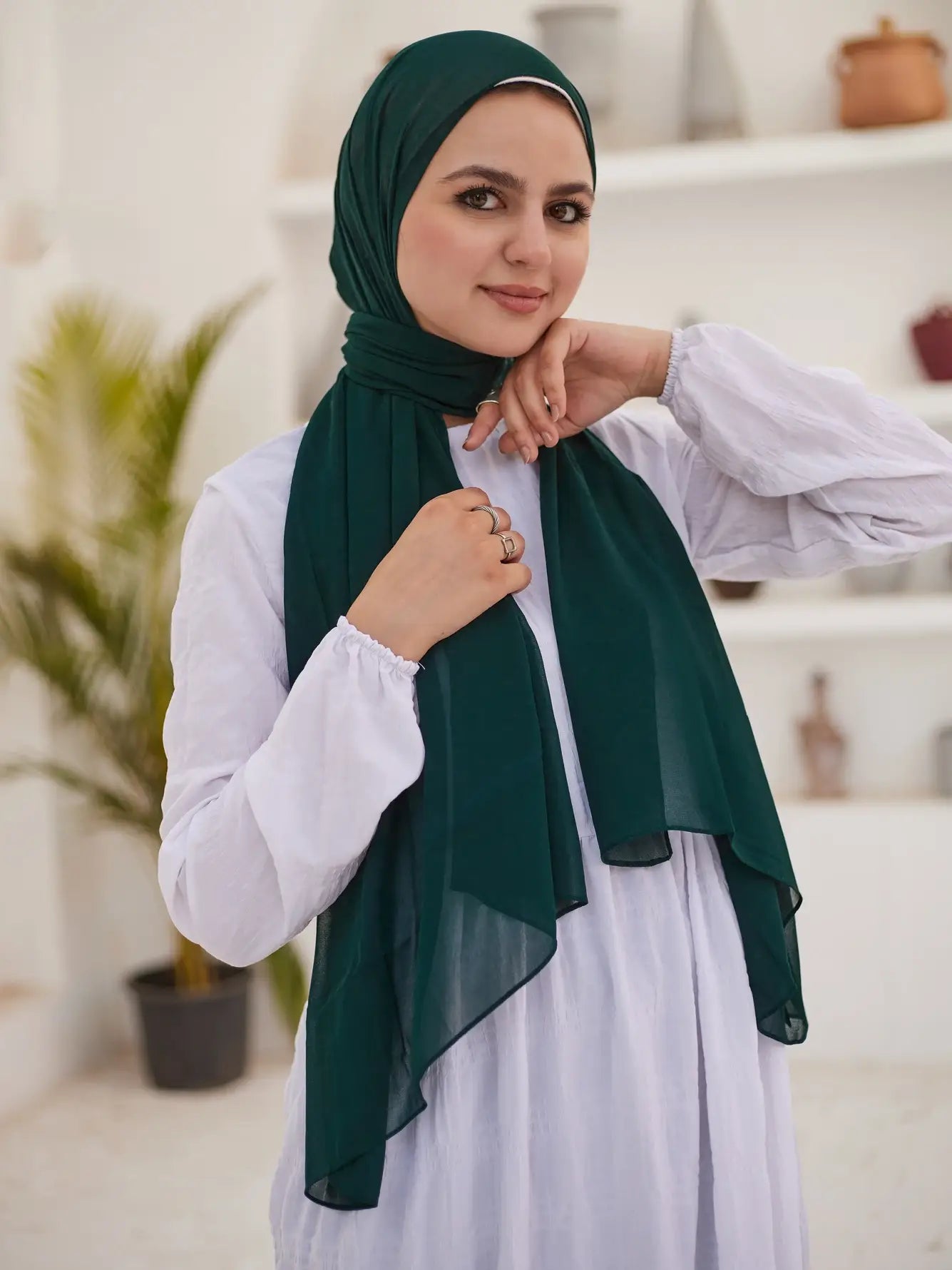 كريب شيفون مستطيل 75 * 175