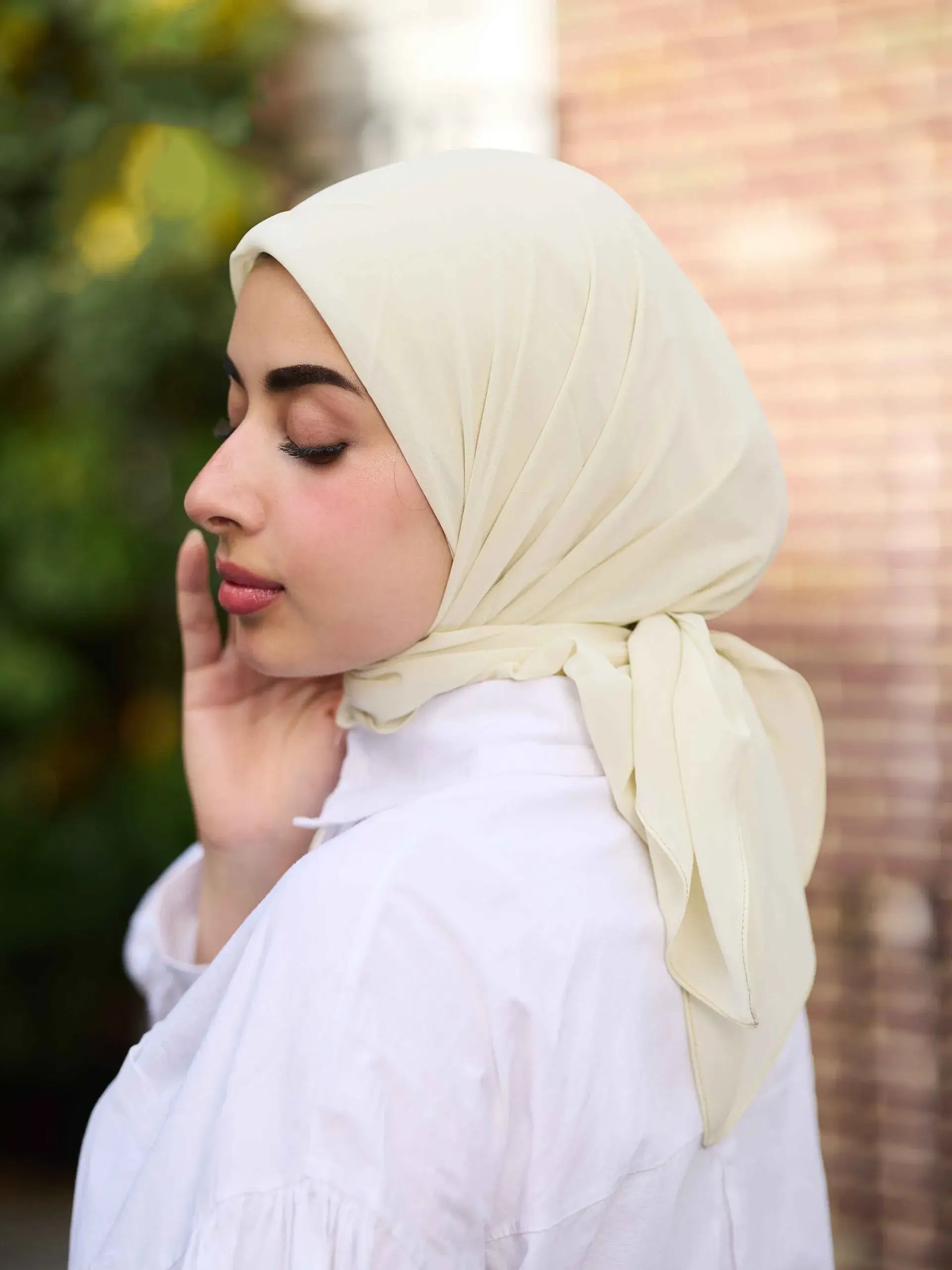 شيفون سادة مربع 100×100
