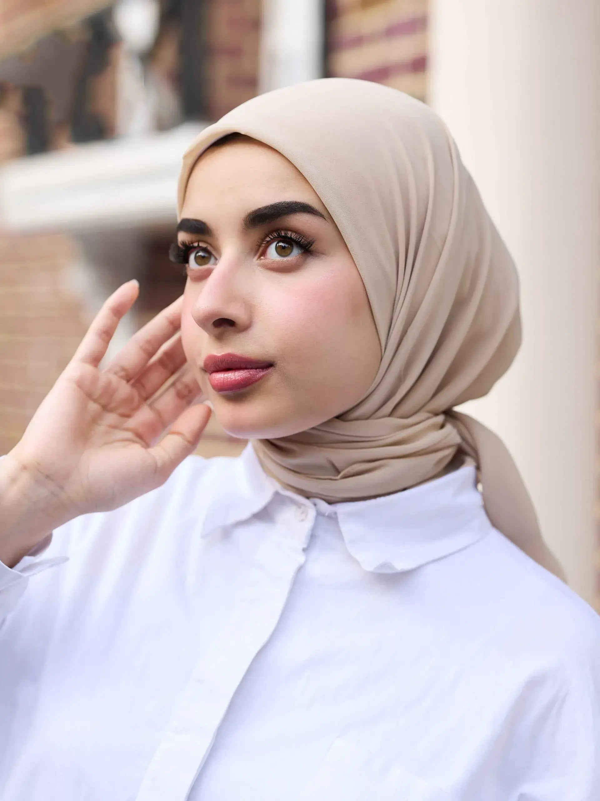 شيفون سادة مربع 100×100