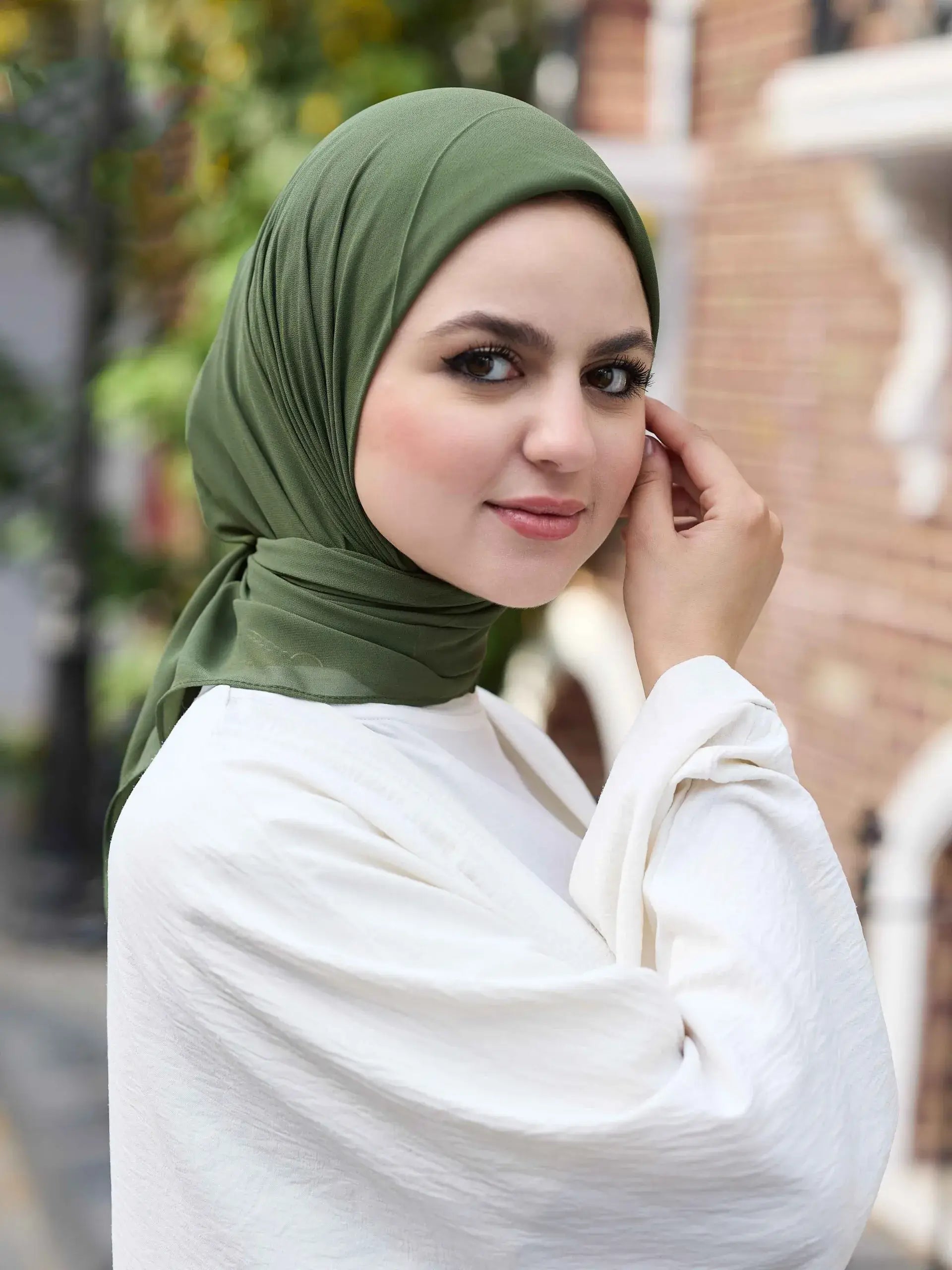 شيفون سادة مربع 100×100