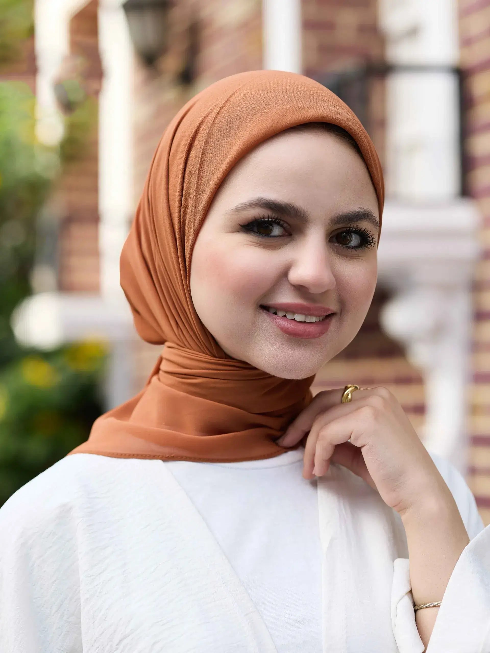 شيفون سادة مربع 100×100