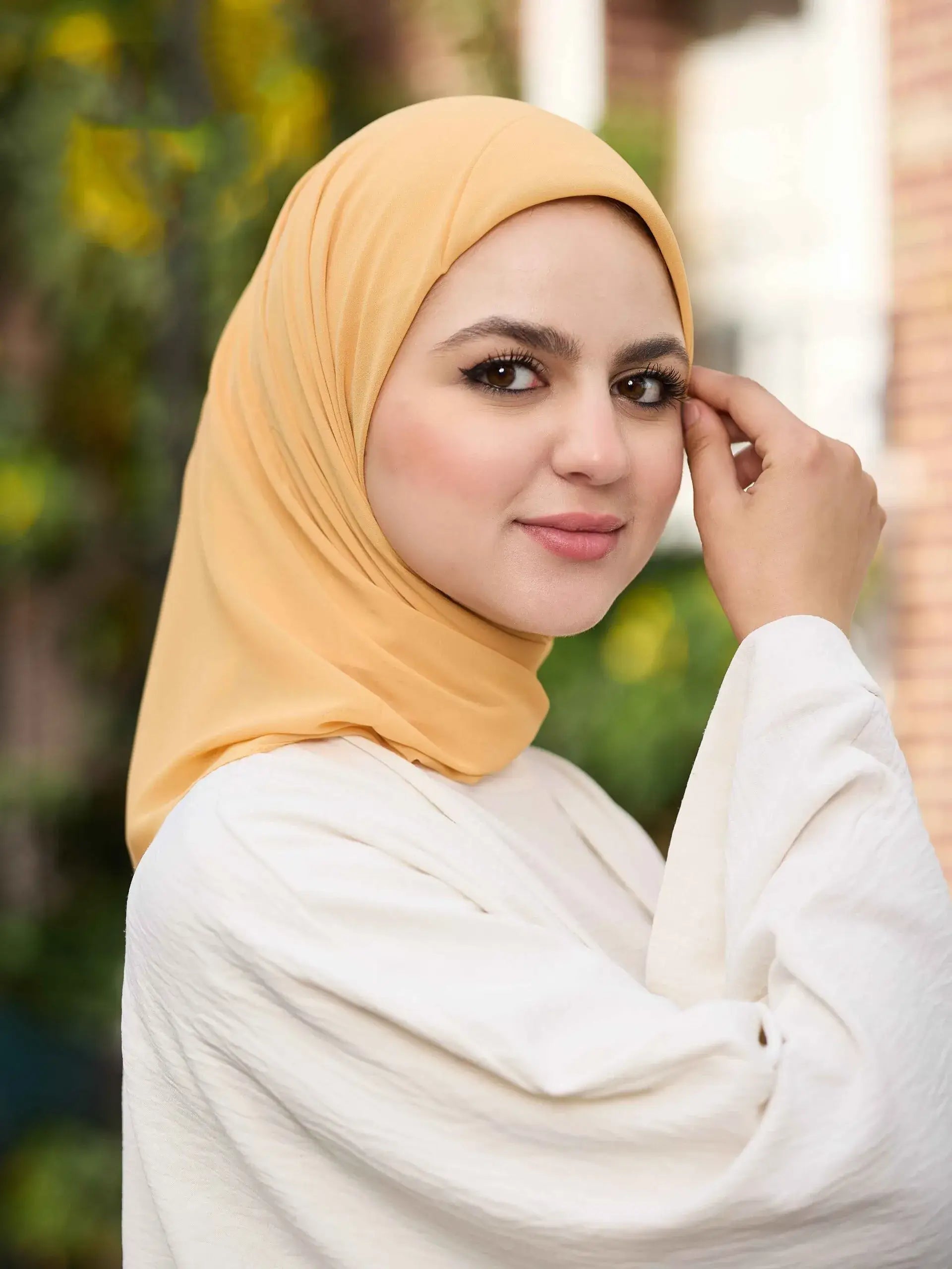 شيفون سادة مربع 100×100
