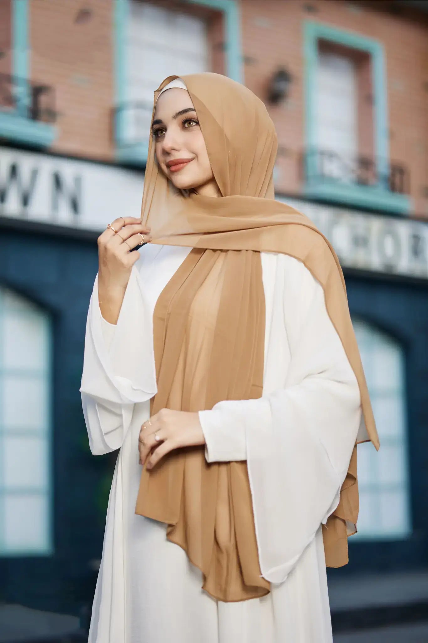 كريب شيفون مستطيل 70×200