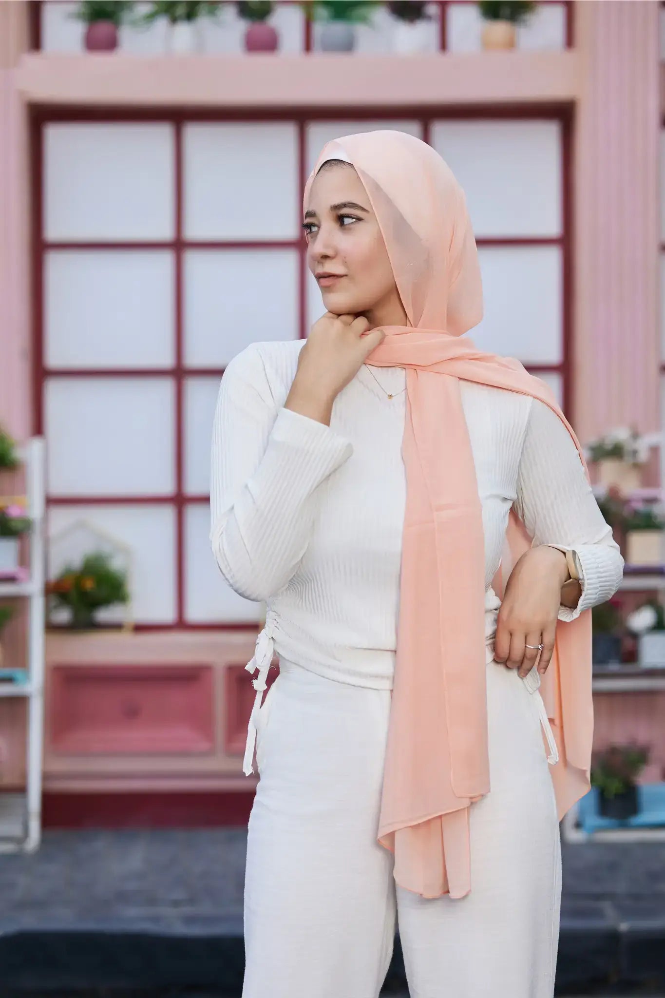 كريب شيفون مستطيل 70×200