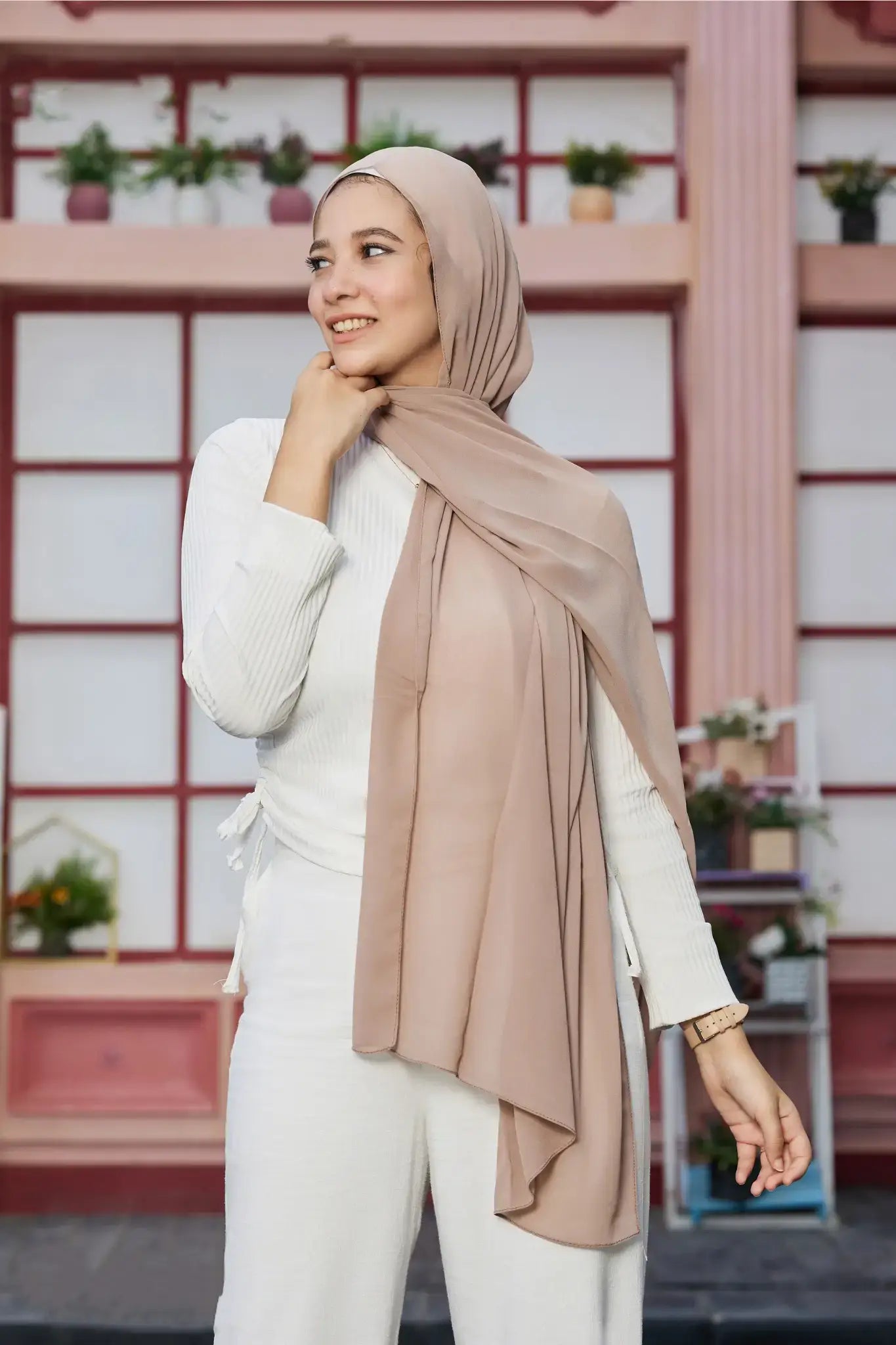 كريب شيفون مستطيل 70×200