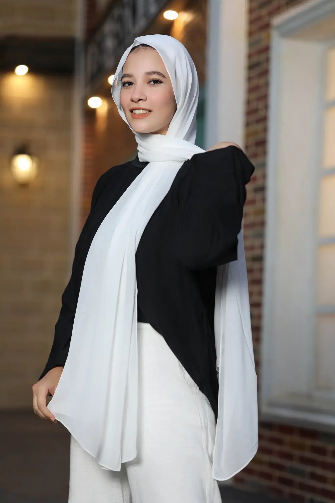 كريب شيفون مستطيل 70×200