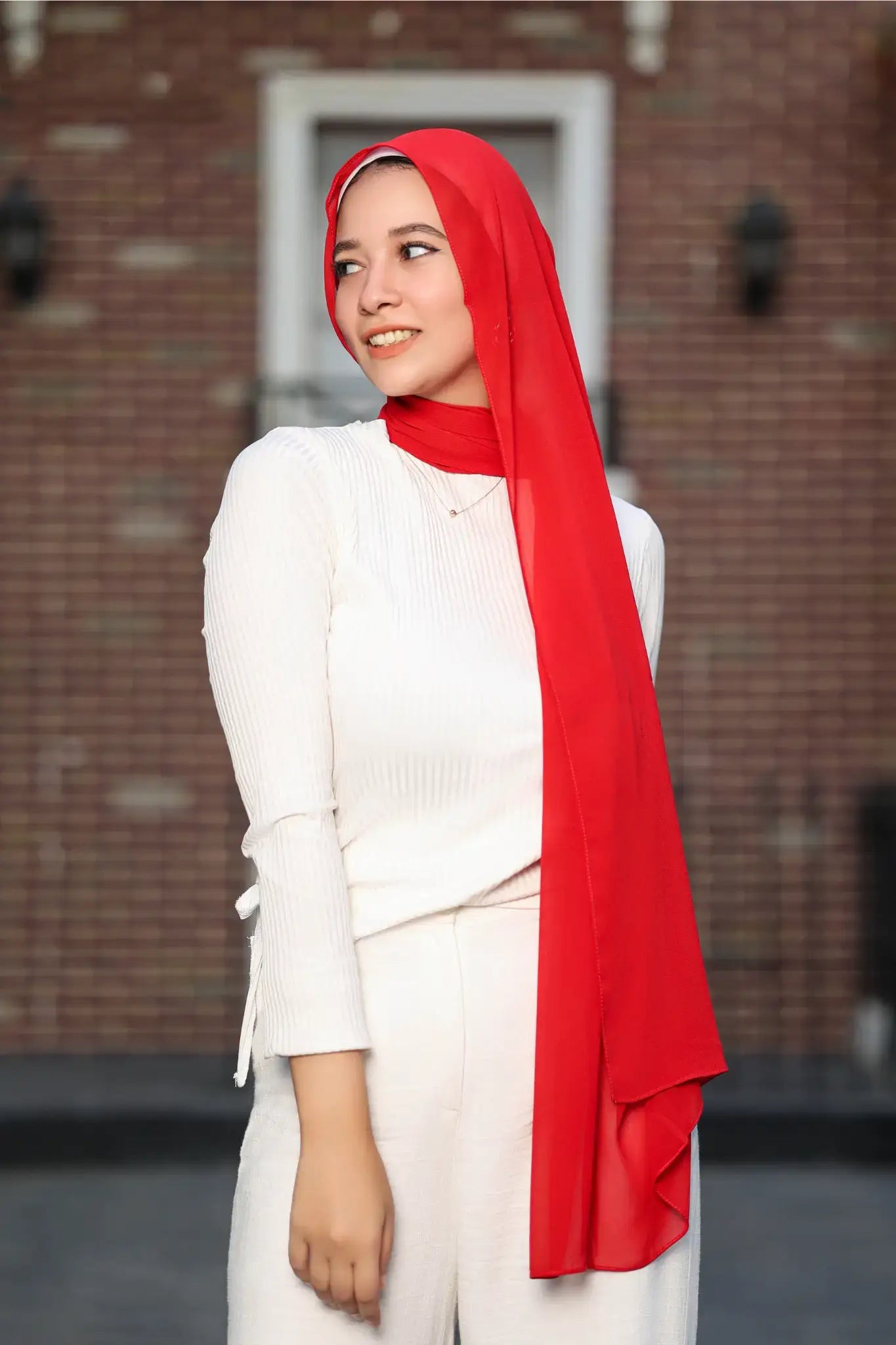 كريب شيفون مستطيل 70×200