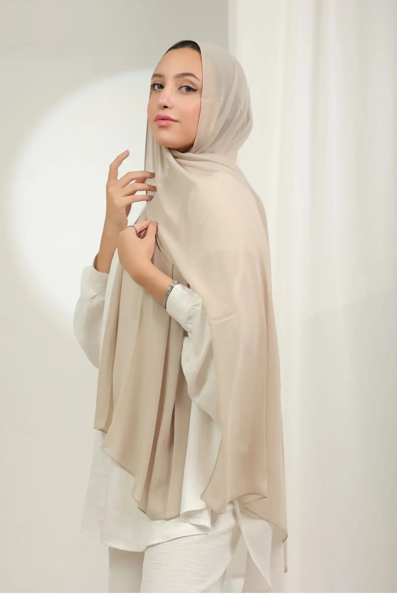 كريب شيفون مستطيل 70×200