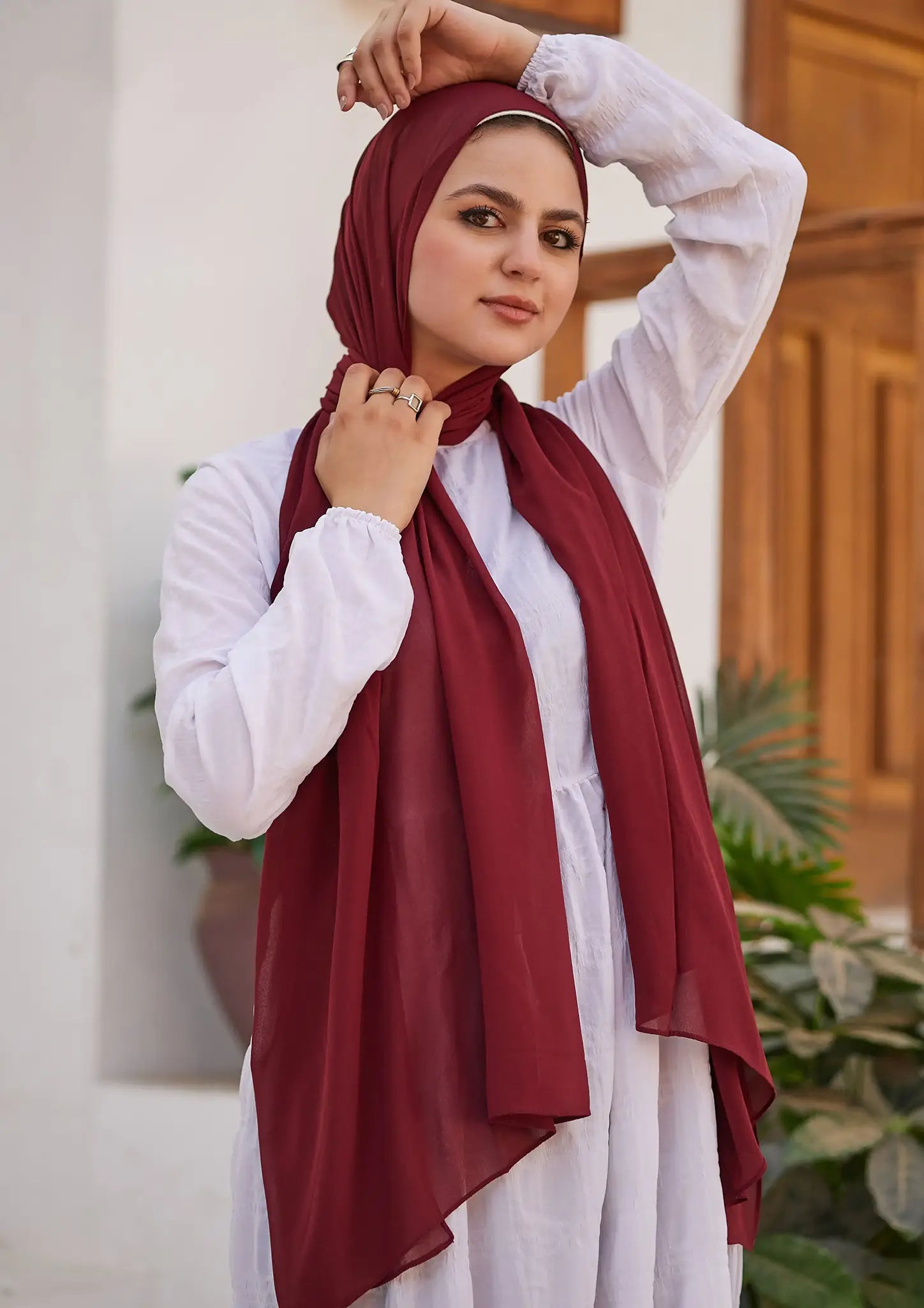 كريب شيفون مستطيل 70×200