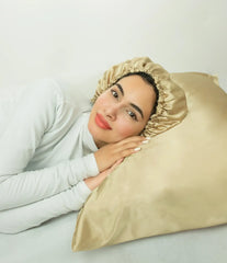 غطاء وسادة من الساتان